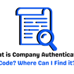 What is company authentication code