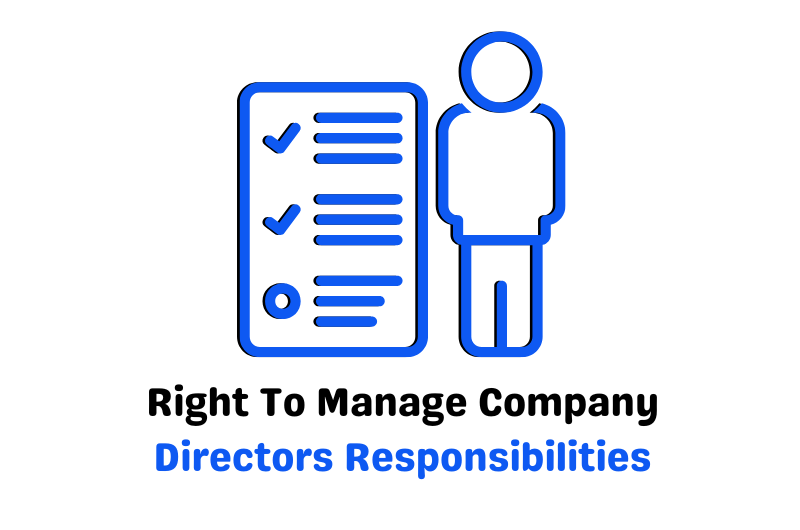 right to manage company directors responsibilities