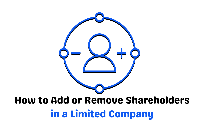how to add or remove shareholders in a limited company