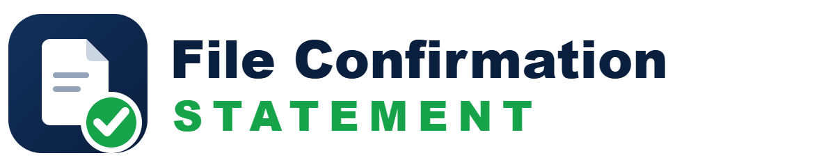 File Confirmation Statement by Accotax logo